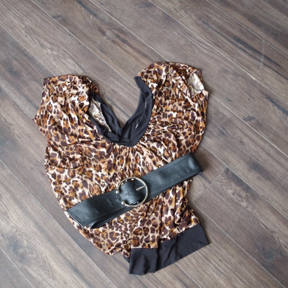 Leopard Print Ladies Blouse By Labanga